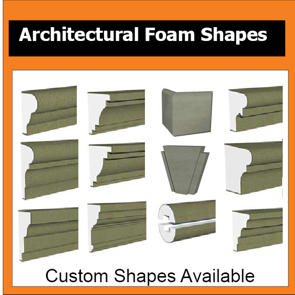 Architectural Foam Shapes